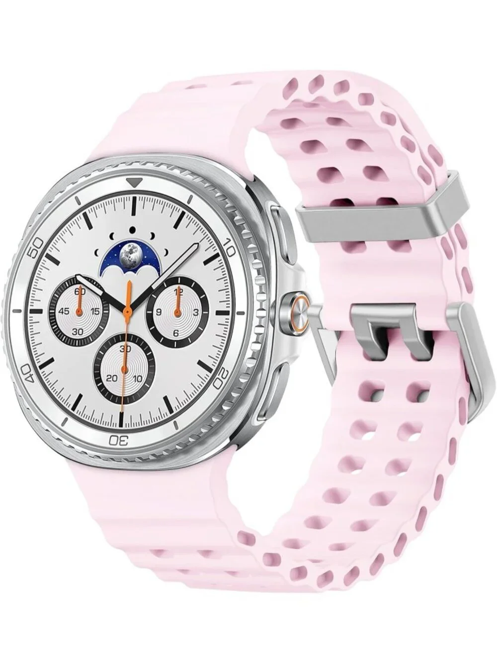 Unisex Pink Analog Quartz Breathable Marine Replacement Samsung Galaxy Watch